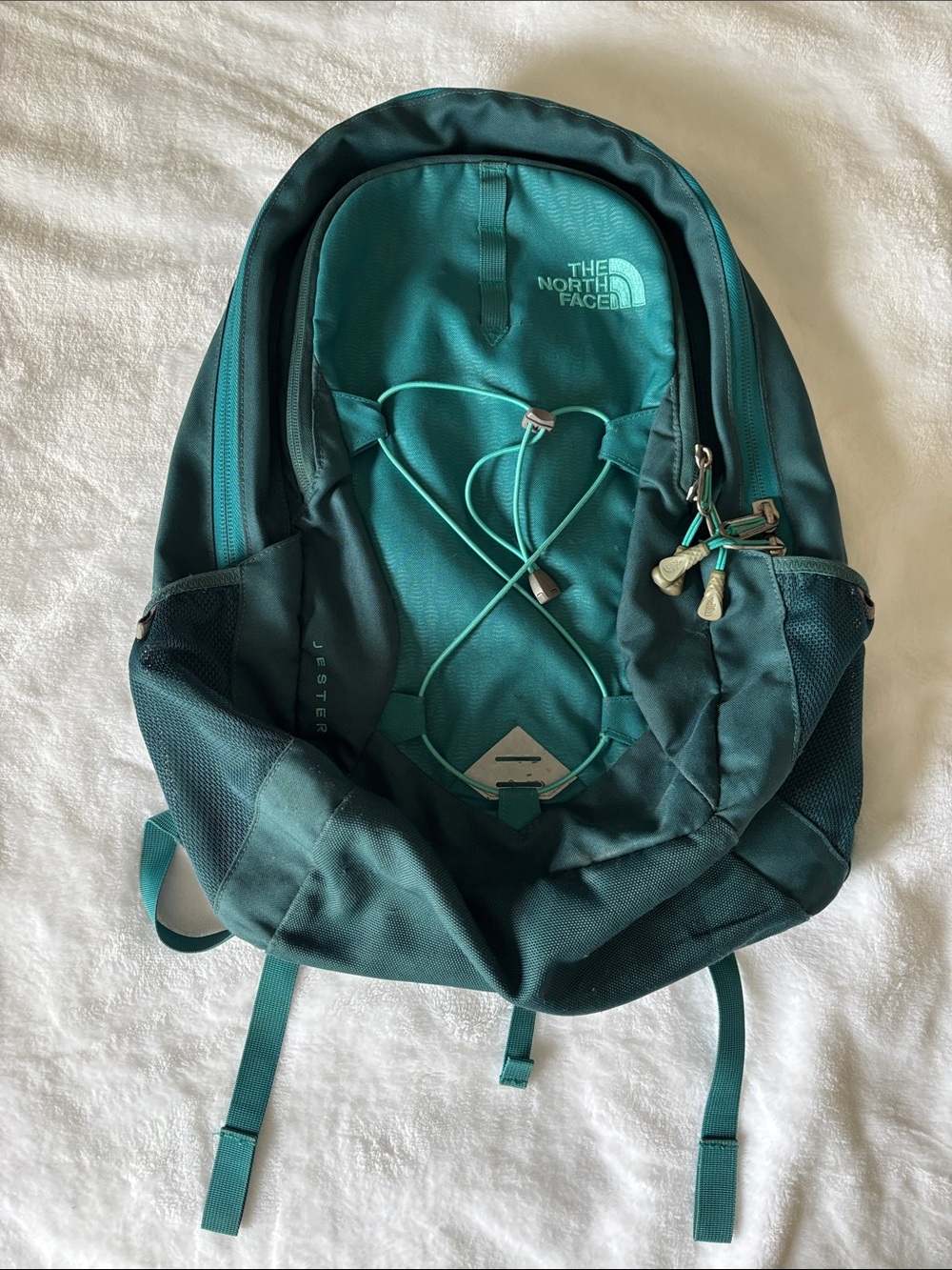 The North Face Teal and Dark Teal Daypack